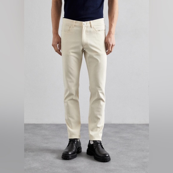 Theory beige pants - Picture 1 of 3
